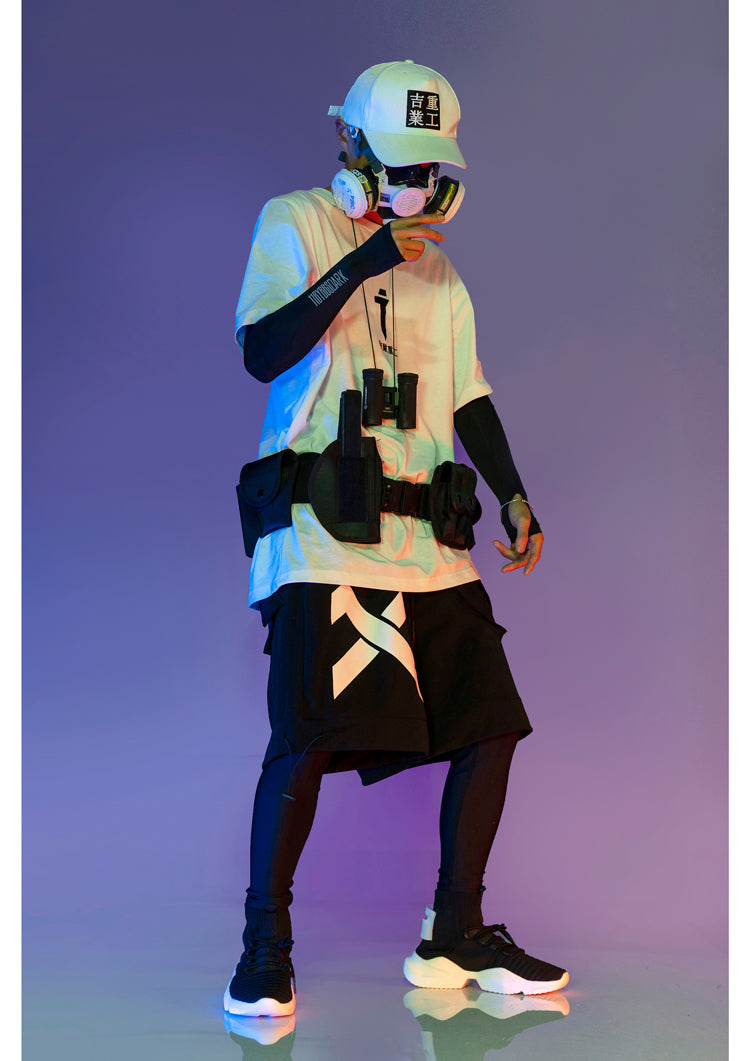 Functional Wind Casual All-match Loose Five-point Pants