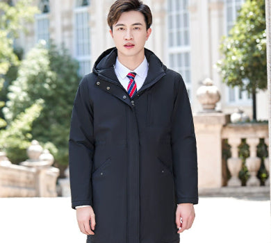 Men's And Women's Parka Thickened Cotton-padded Clothes Winter Warm-keeping  Clothing Overalls