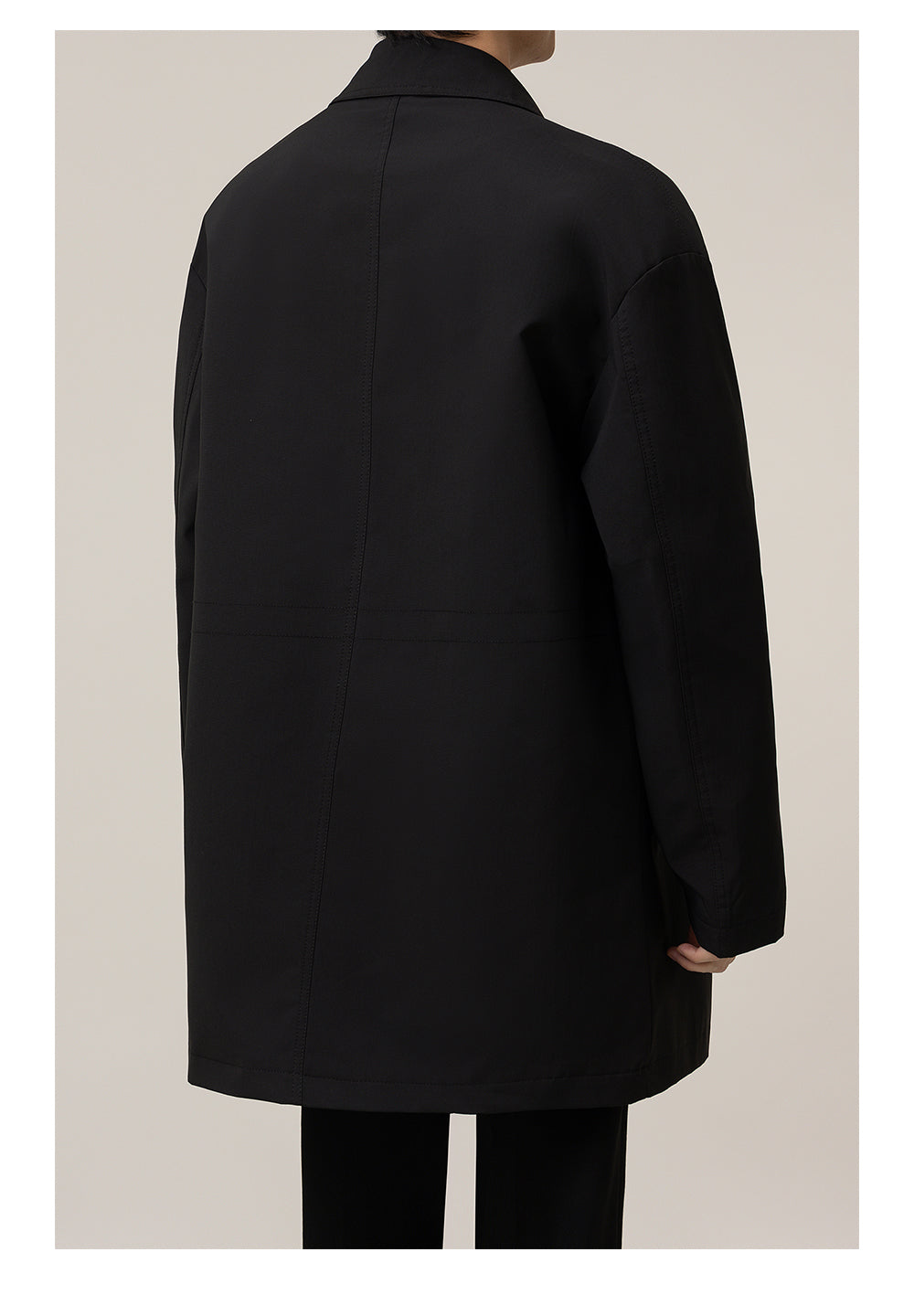 Casual Loose Jacket Mid-length Men's Duster