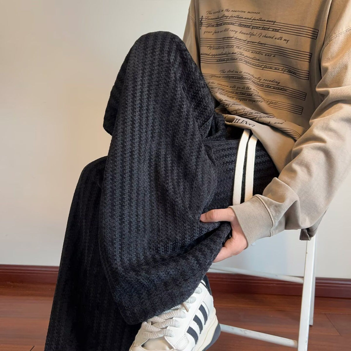 Men's Lengthened Trousers Wide Leg Pants