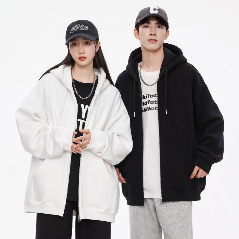 Casual Hooded Cardigan Sweatshirt For Men