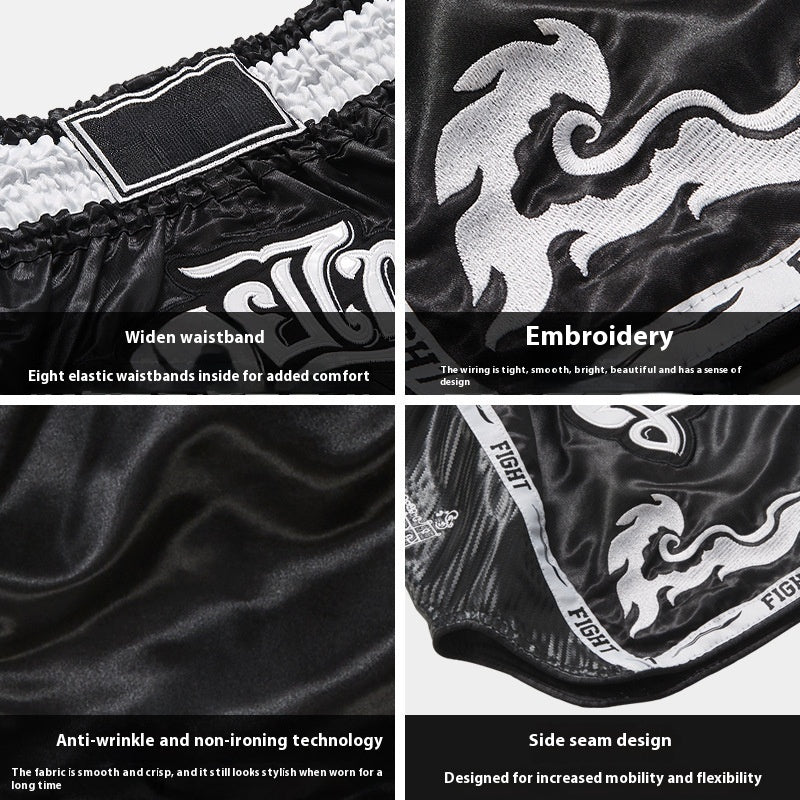 Boxing Shorts Professional Thai Boxing Sports  Sanda Training Men And Women Adult Pants