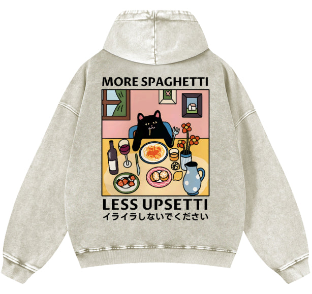 Heavyweight Washed And Distressed Loose Batik Sweatshirt