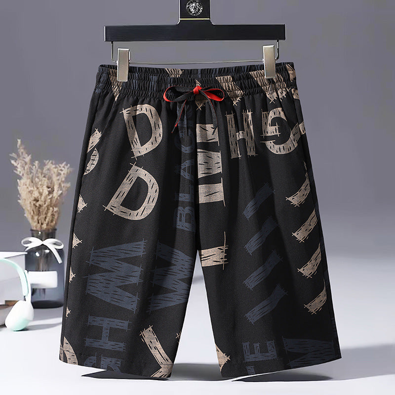 Men's Casual Printed Sports Shorts