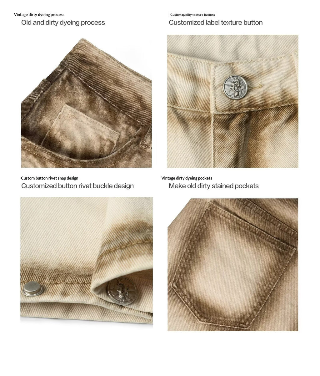 Loose Straight Retro Street Floor-length Pants