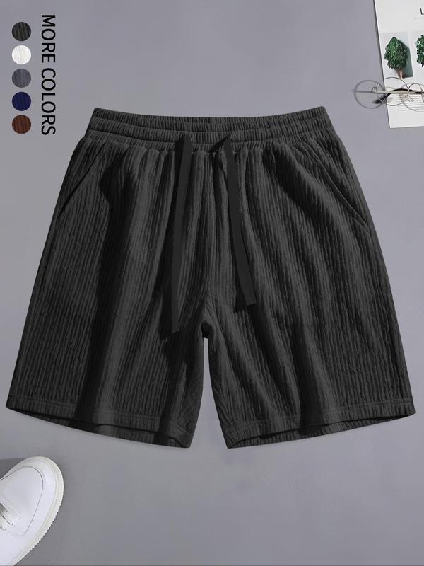 Men's solid color shorts Pajamas Loungewear