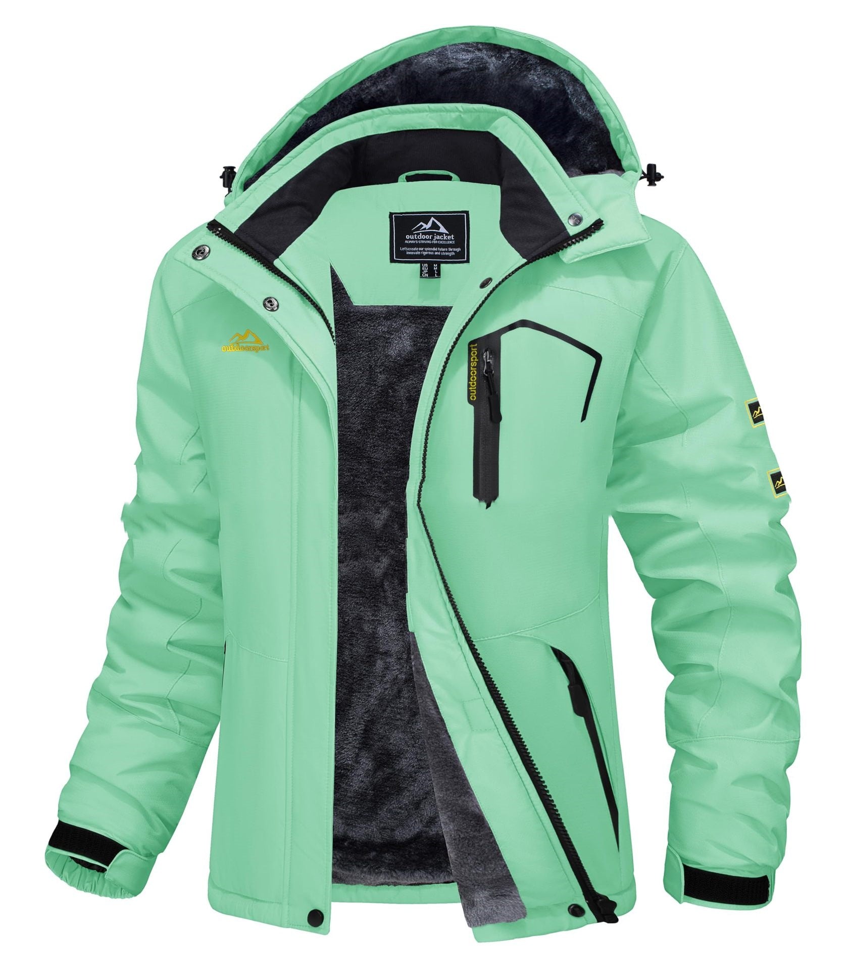 Women's Winter Casual Ski Jacket For Warmth And Windproof