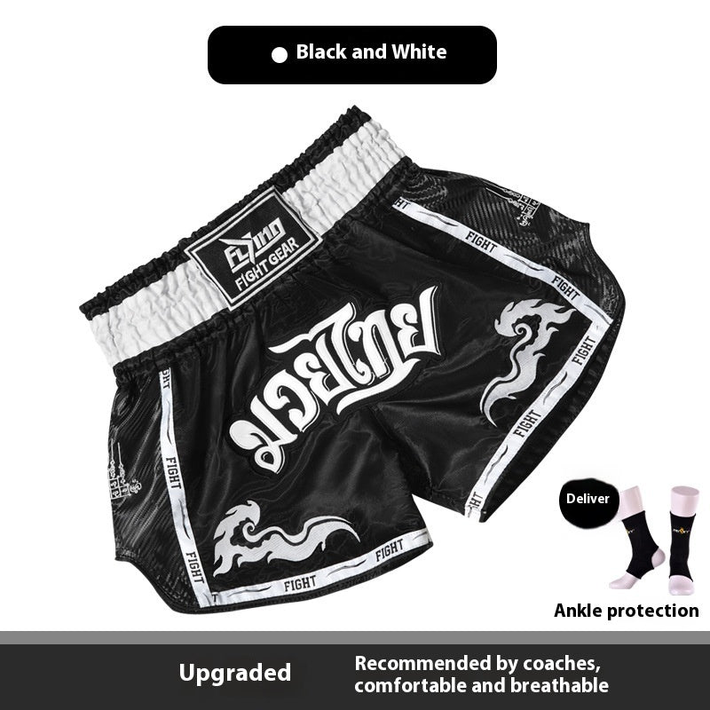 Boxing Shorts Professional Thai Boxing Sports  Sanda Training Men And Women Adult Pants