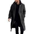 Woolen Coat Men's Thickened Coat
