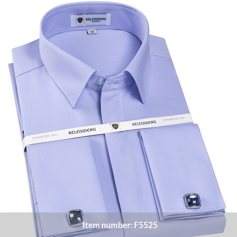 Autumn Collection Wrinkle-resistant French-style Cufflinks For Men's Shirts