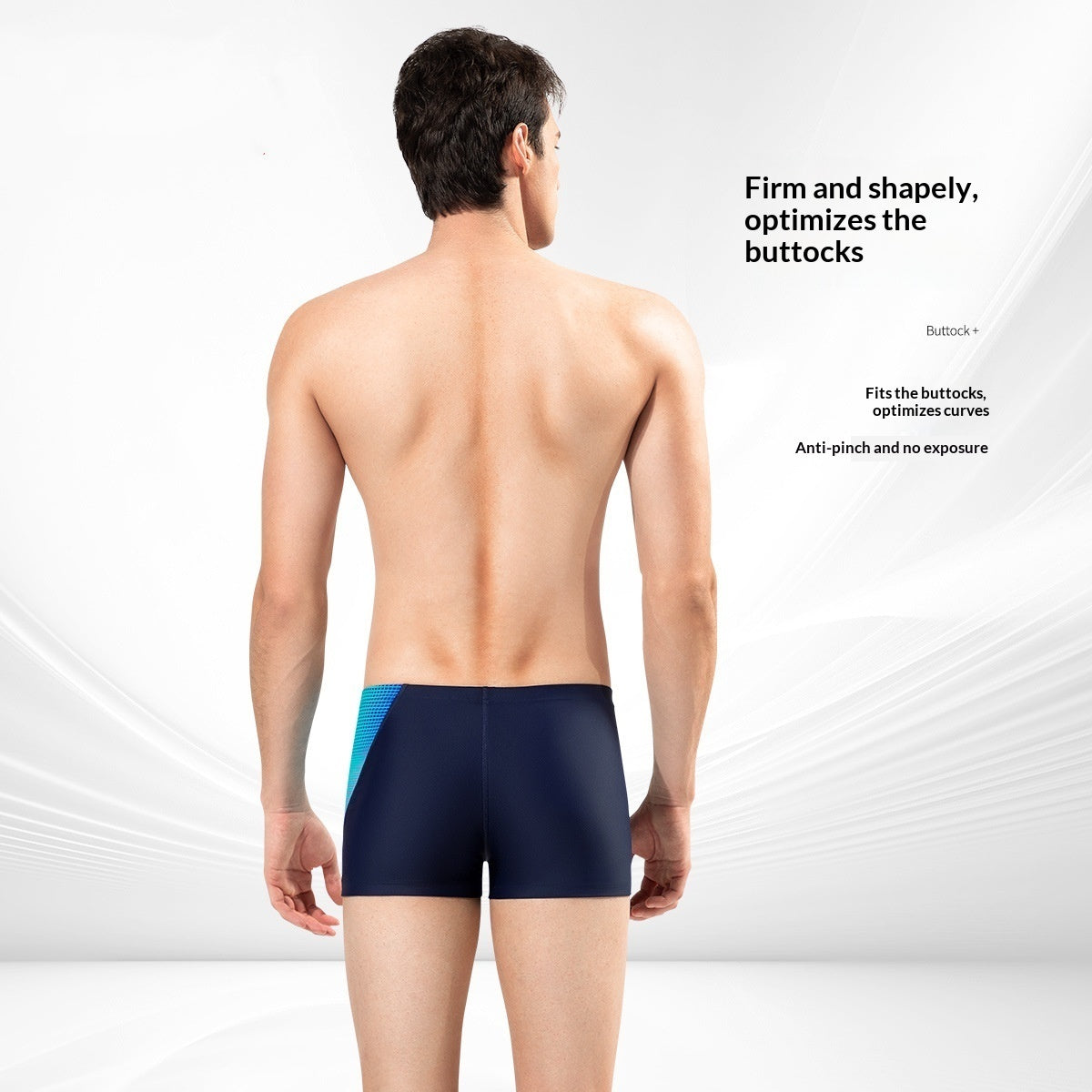 Men's Professional Training Quick-Dry Swim Trunks