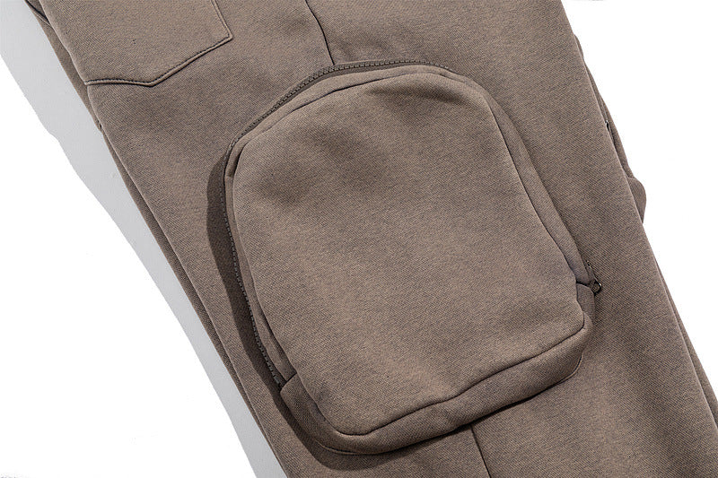 Men's Casual Loose-Fitting Trousers With Fleece