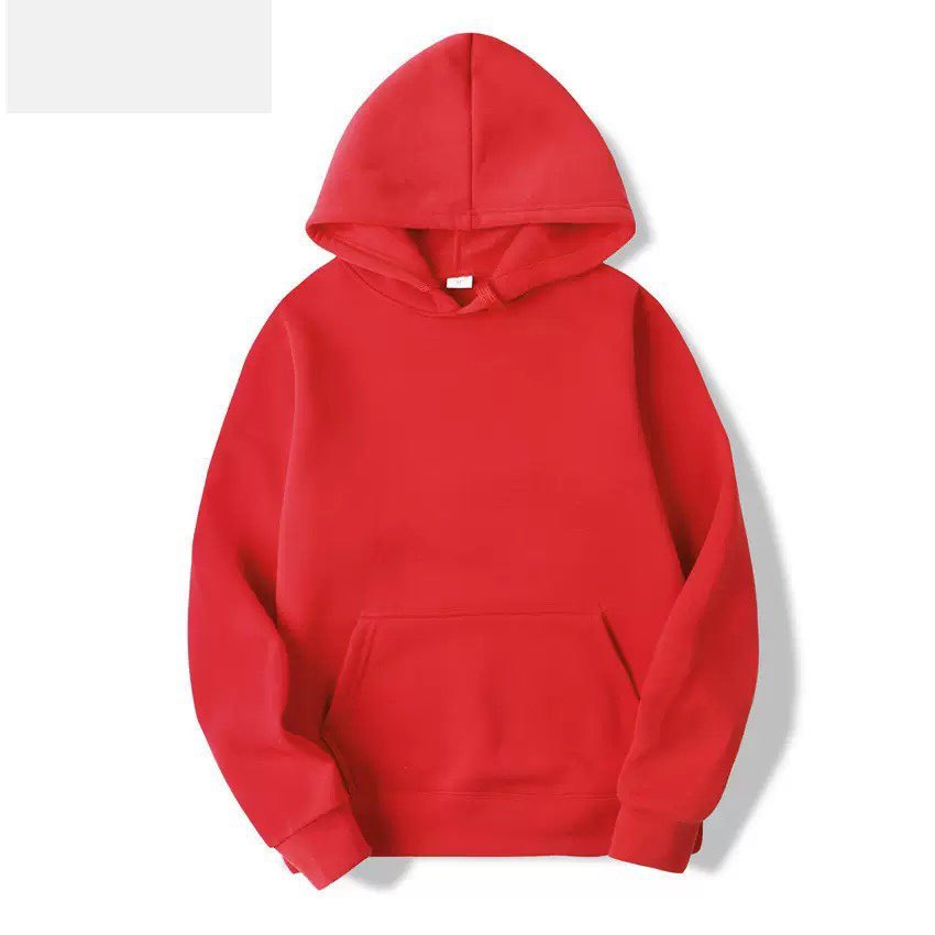 AutumnWinter Fleece Solid-Color Hoodie Same Style As Loose-Fit Casual Sports Hoodie For Couples