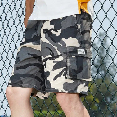 Loose-fitting Athletic Mid-length Pants Summer Thin-style Casual Camouflage