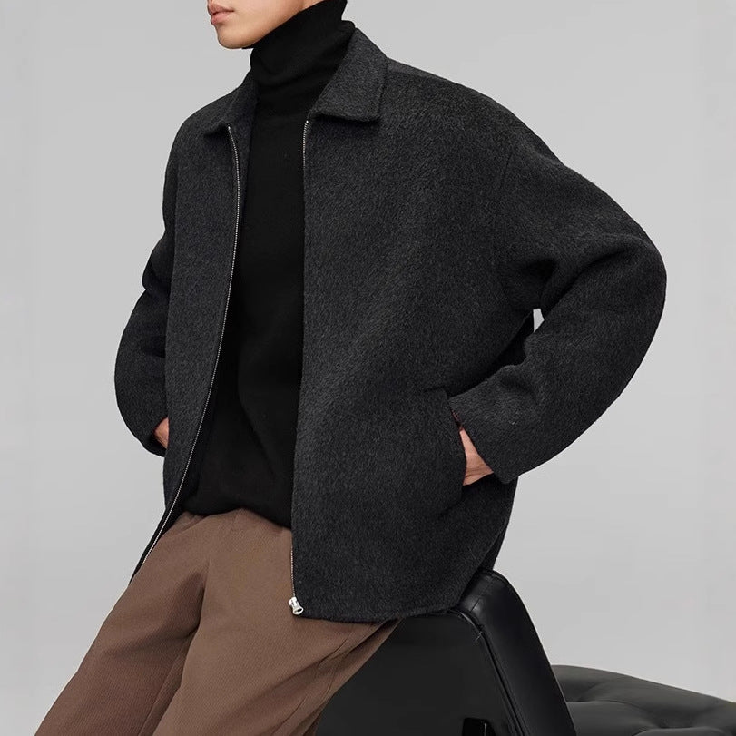 Double-sided Woolen Coat Men's 2025 Autumn And Winter