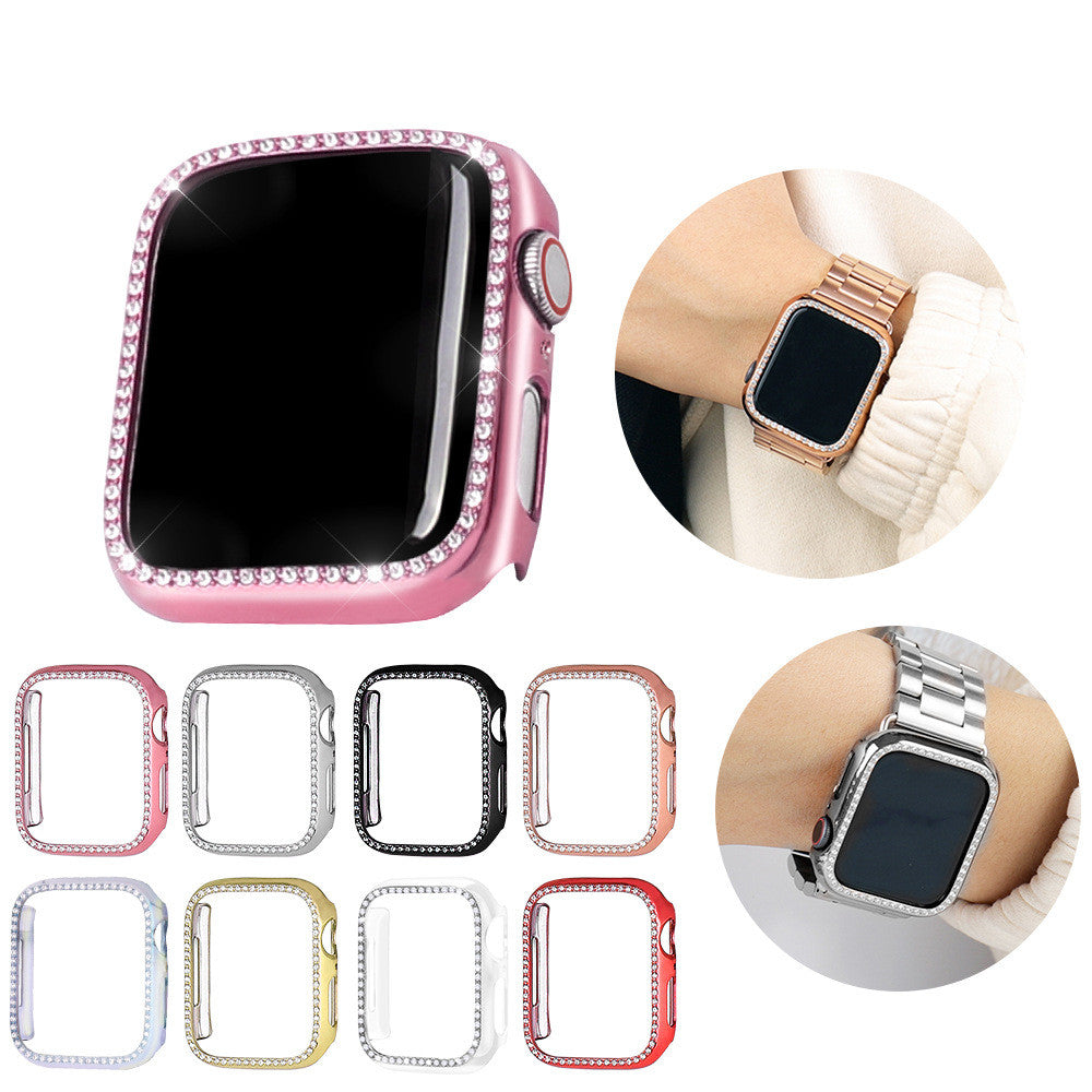 Suitable For Apple Watch Protective Case PC Diamond Protective Case