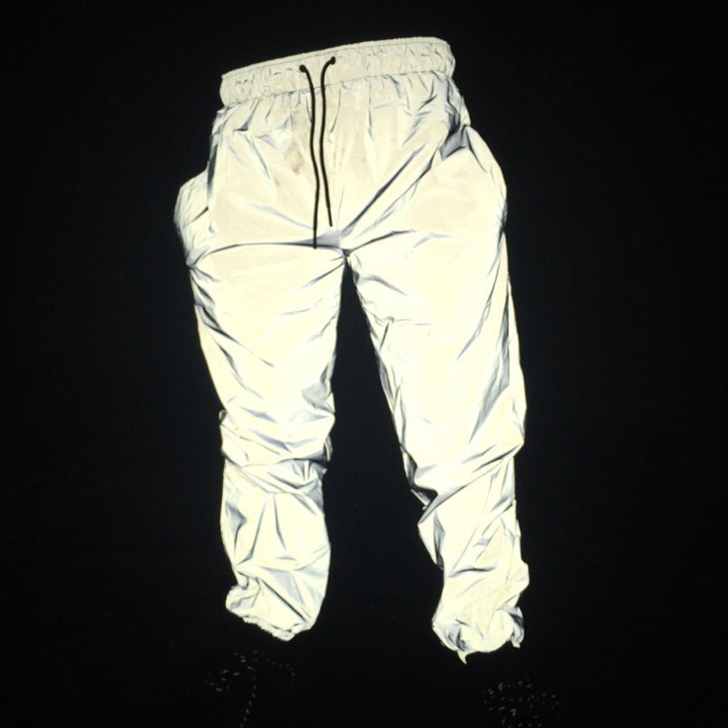Men's And Women's Reflective Trousers Basketball Sports Hip-Hop Hip-Hop Trousers