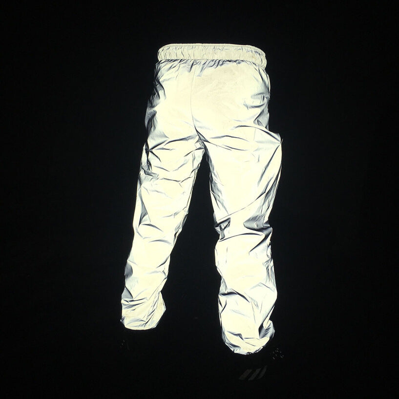 Men's And Women's Reflective Trousers Basketball Sports Hip-Hop Hip-Hop Trousers