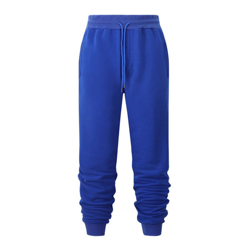 Running Fitness Sweatpants Casual Loose Warm Sweat-absorbent Feet Pants