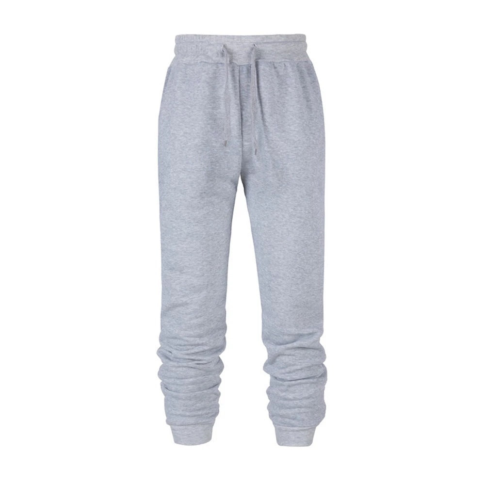 Running Fitness Sweatpants Casual Loose Warm Sweat-absorbent Feet Pants