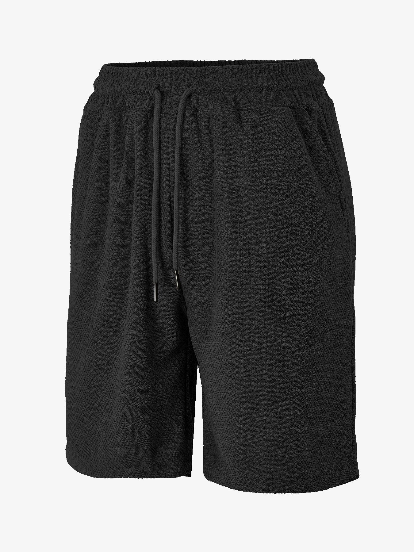 Loose Comfortable Breathable Jacquard Fabric Men's Casual Shorts