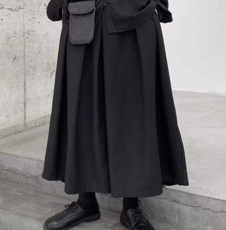 Men's Pantskirt Suit Wide-leg Casual Pants