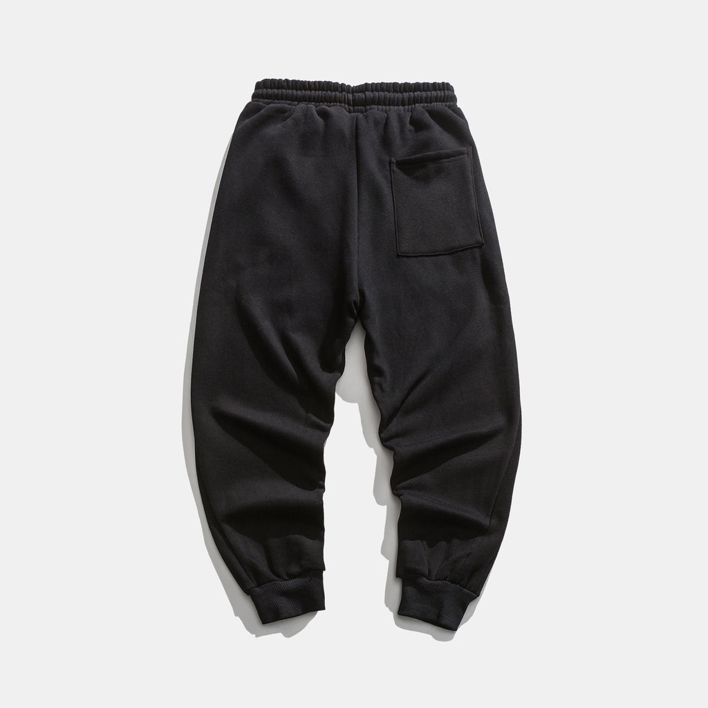 Trendy Loose Thick Straight-leg Sports Trousers