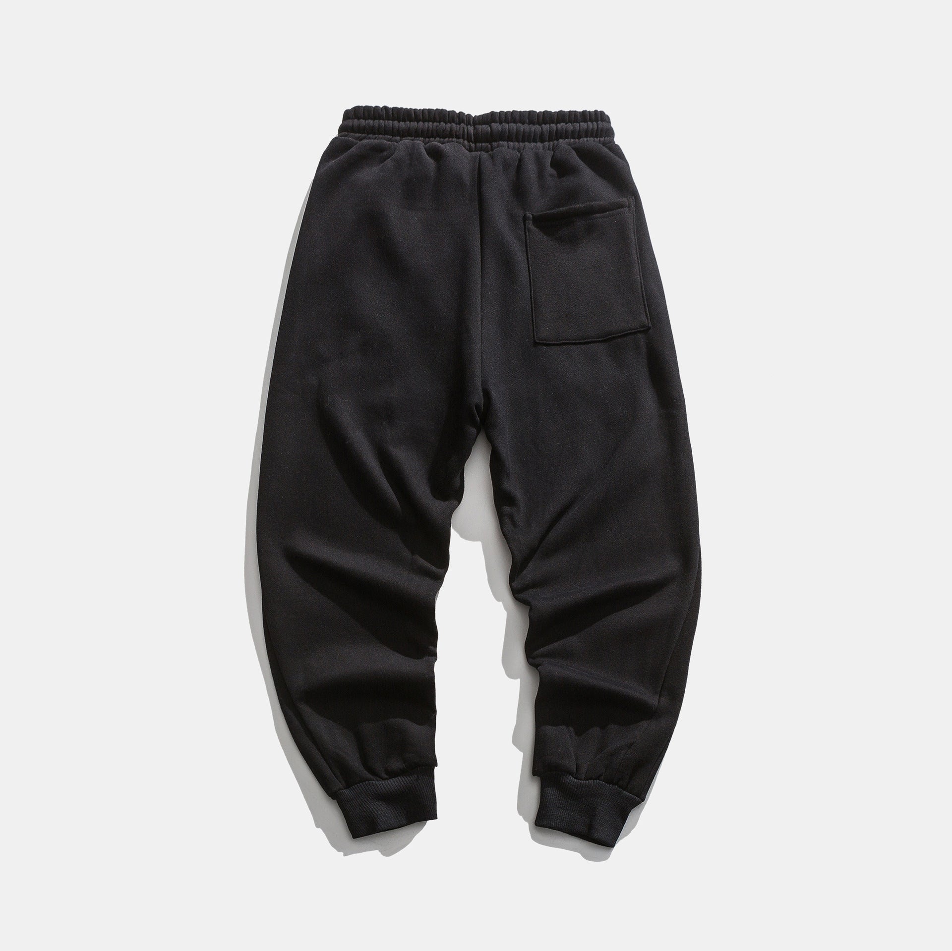 Trendy Loose Thick Straight-leg Sports Trousers