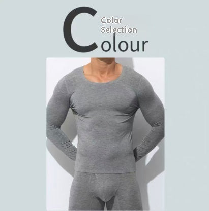 Men's Thermal Underwear Thin Top And Pants Set