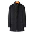 Winter Men's Detachable All-matching Thickened Cold-proof Wool Coat