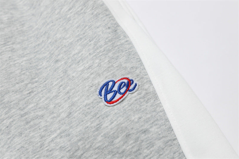 Contrast Drawstring Leggings Casual Trousers For Men's Street Loose Versatile Trousers