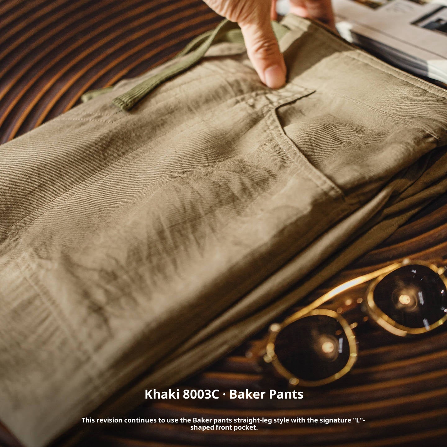 Khaki Baker Pants Old Money Style Thin Draping Linen Long Men's Summer And Autumn