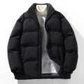Autumn And Winter Bread Jacket Loose Hong Kong Style Stand Collar Cotton Coat