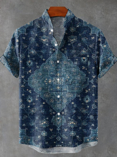 Men's Casual Digital 3D Short Sleeve Top