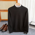 Half-collar Wool Sweater Male