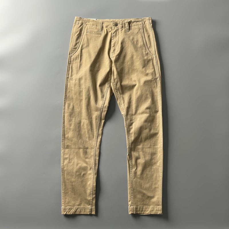 Retro Slim Straight Long Pants For Men