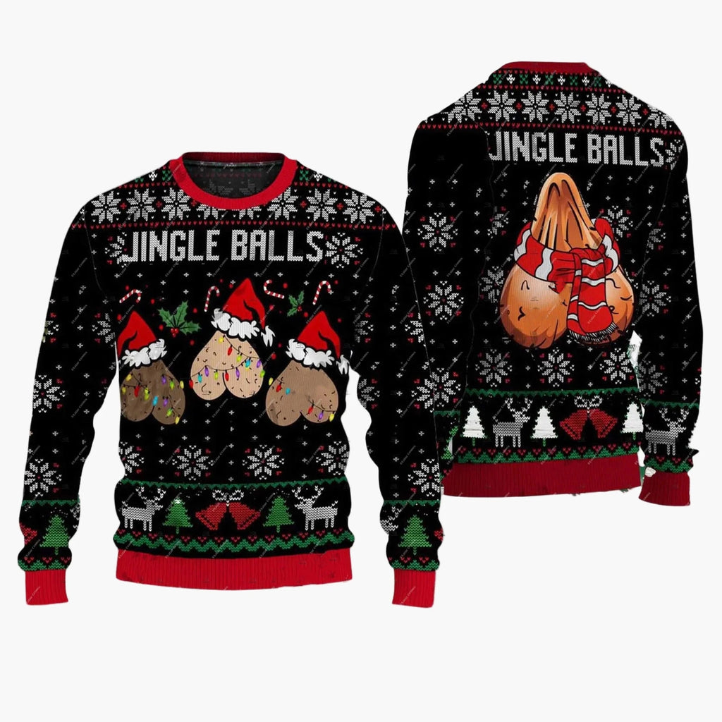 Christmas Retro Men's Digital Print Sweatshirt