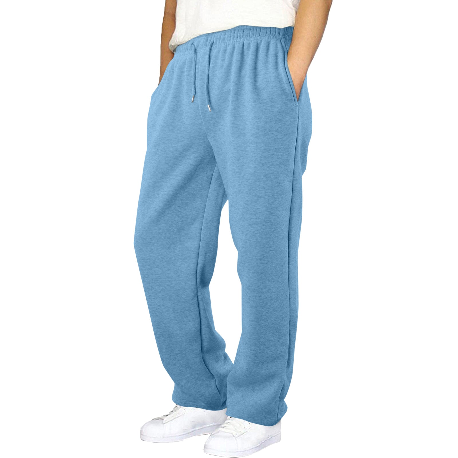 Men's FallWinter Straight Loose Casual Sweatpants