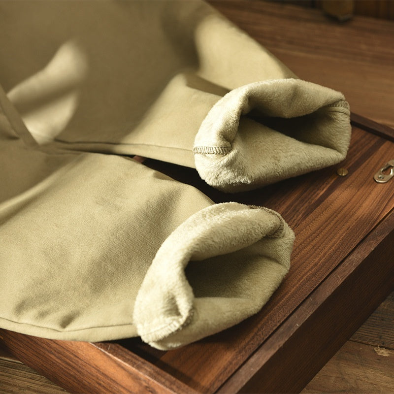 Casual Harem Pants Autumn And Winter Men's Fleece-lined Thickened