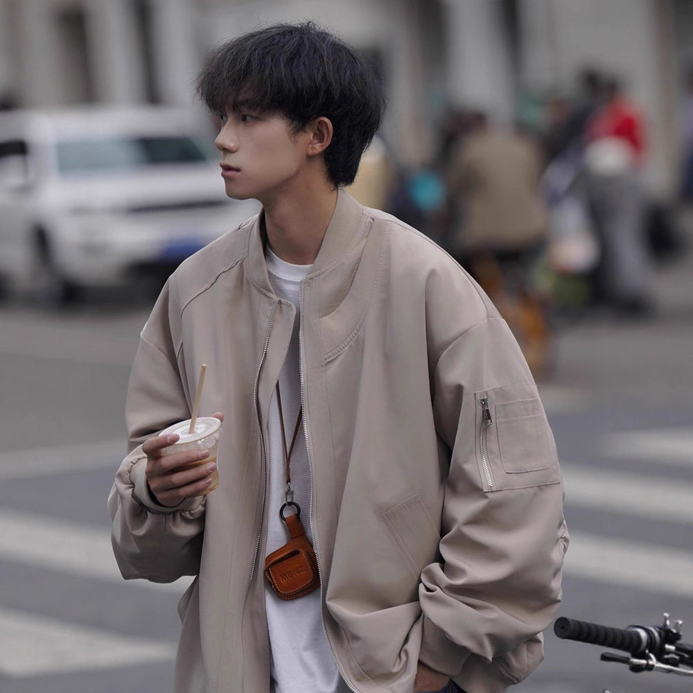 American High-street Pilot Jacket Men's Loose Coat