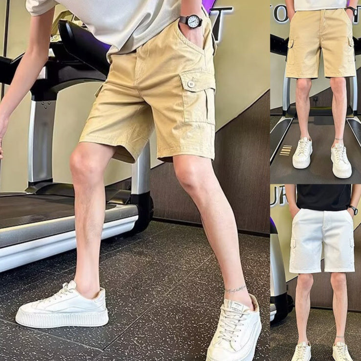 Men's British Slim-fit Casual Shorts