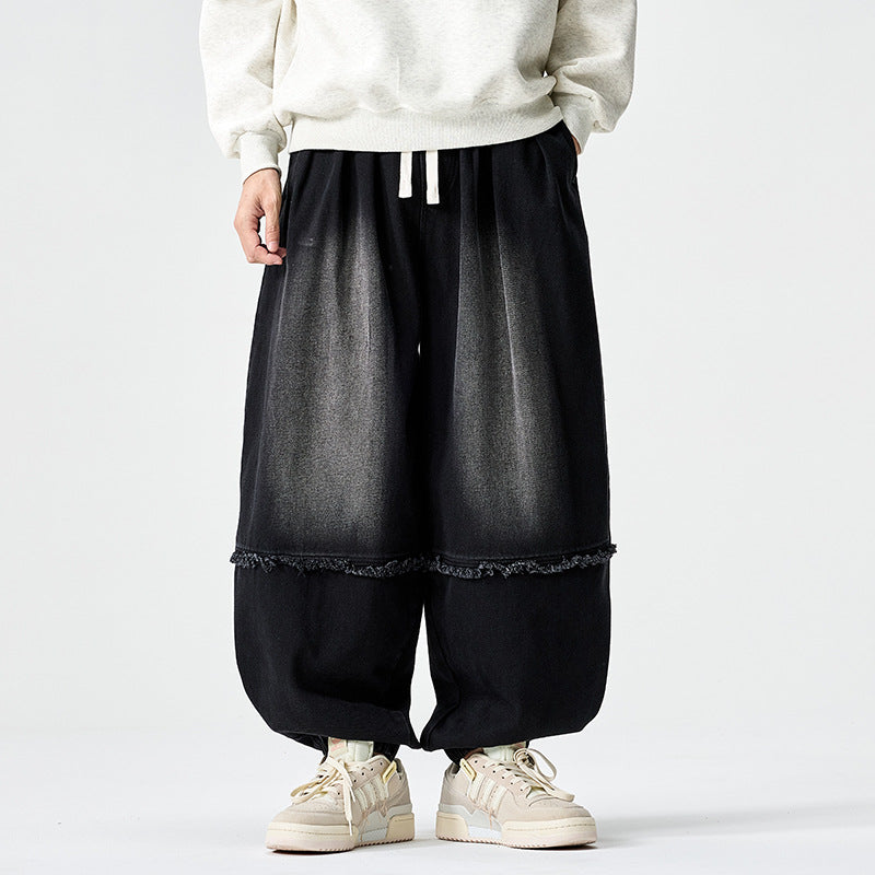 Large Size Japanese Hong Kong Style Retro Loose Harem Bloomers