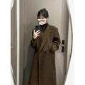 Overcoat Coat Overknee Thickened Mid-length Elegant Woolen