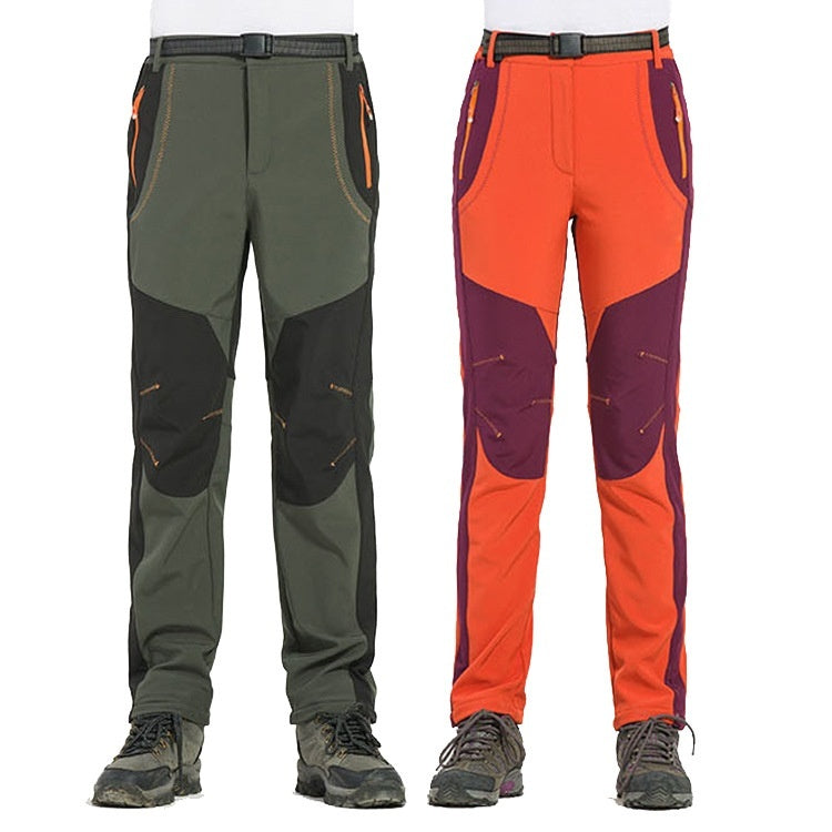 Autumn And Winter Outdoor Sports Soft Shell Pants Men