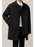Casual Loose Jacket Mid-length Men's Duster