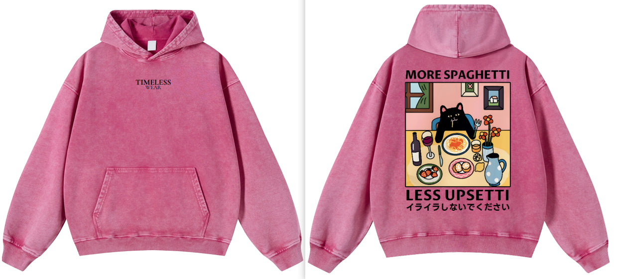 Heavyweight Washed And Distressed Loose Batik Sweatshirt