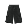 Workwear Denim Shorts New Loose Street Personalized Cropped Pants