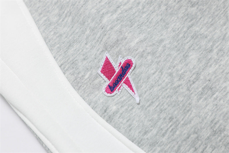 Contrast Drawstring Leggings Casual Trousers For Men's Street Loose Versatile Trousers