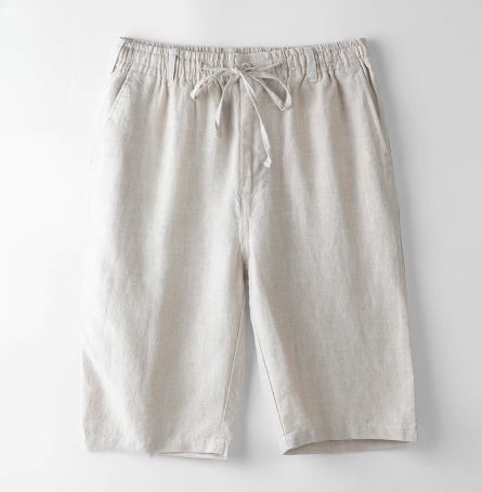 Men's Linen Casual Thin Loose Beach Shorts