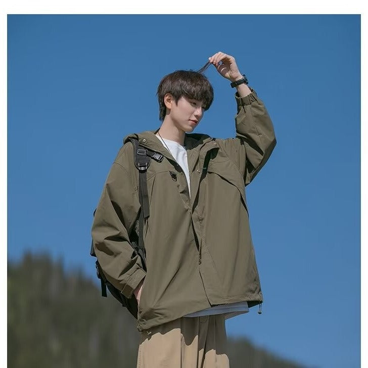 Men's Fashion Windproof Jacket Casual Coat